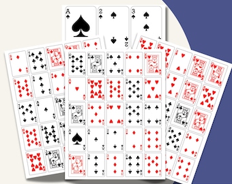 ¡Cartas Pokeno gigantes! 100 tableros de póquer bingo/póquer keno con letra grande + baraja de cartas extra y hoja de trucos de clasificación de póquer / ¡Descarga inmediata!