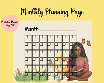 Printable Journal Pages Bundle – Butterfly Stationery Planner Sheets, Aesthetic Daily Planner, Monthly Planning Pages