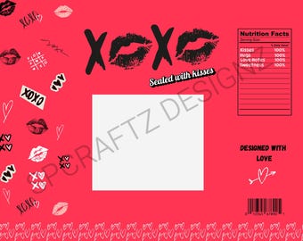 Valentine Treat Bag Printable Template Bundle | Printable Valentine Gift Bags | Classroom Valentine Treat Bags | Instant Digital Download
