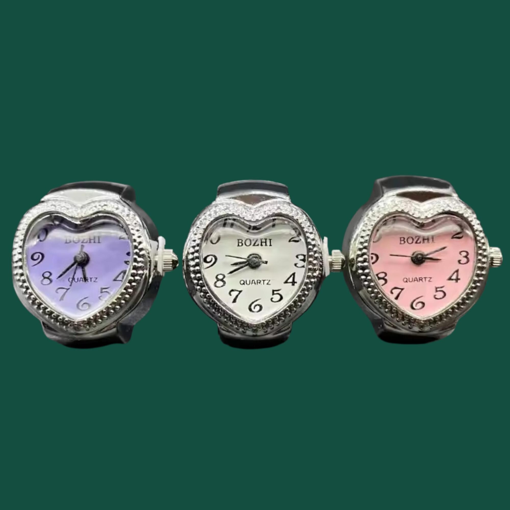 Heart Watch Quartz Silver - Etsy display picture 1