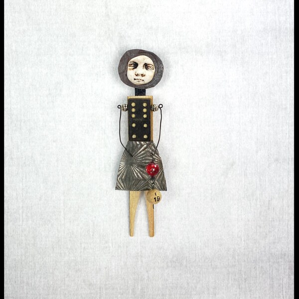 Mixed Media Dolls Etsy