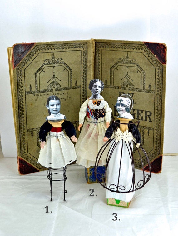 mixed media dolls