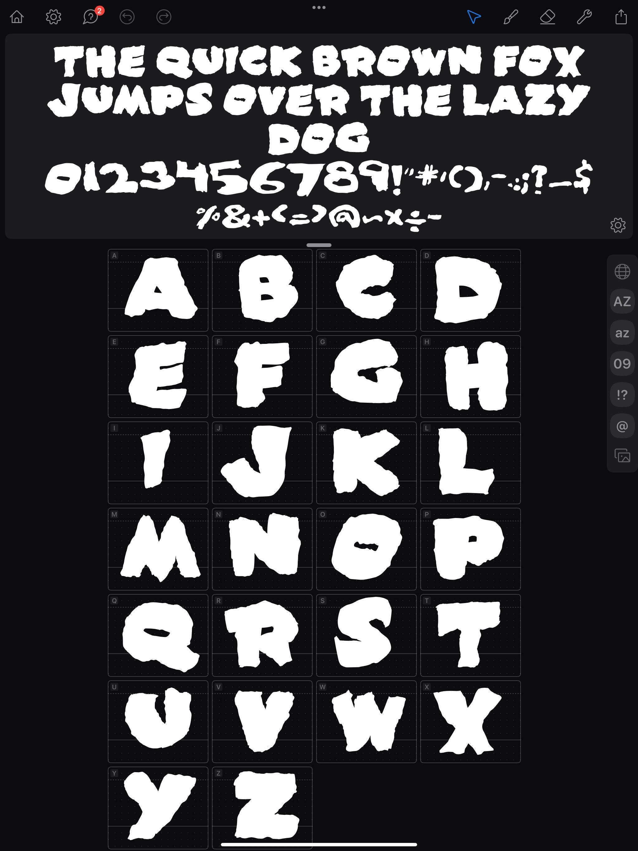 ⁄ – Brownie Points Point for from fonts | Font Identity typefaces [MINYYUNY] Point Lettering PET Color
