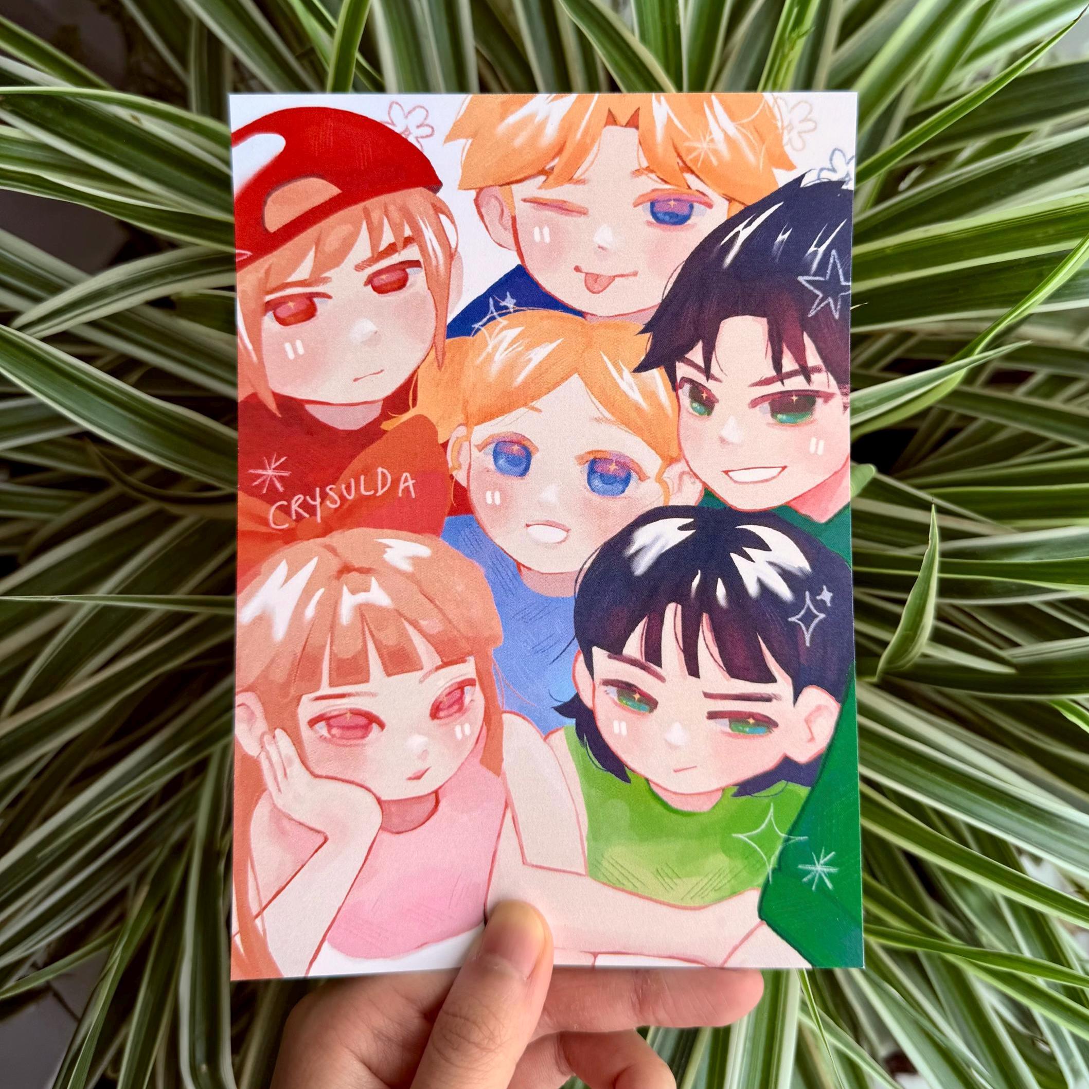 Powerpuff Girls X Rowdyruff Boys Art Print | PPG X RRB | 5" X 7" Print ...