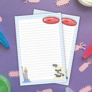 Mikrobiologie Lab Notizblock | Klinisches Labor Briefpapier für MLS, MLT & Lab-Tech, Labor Woche Geschenk