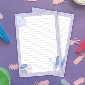 Cute-Science Notizblock, Labor Notizen für die Forschung, STEM Forschung