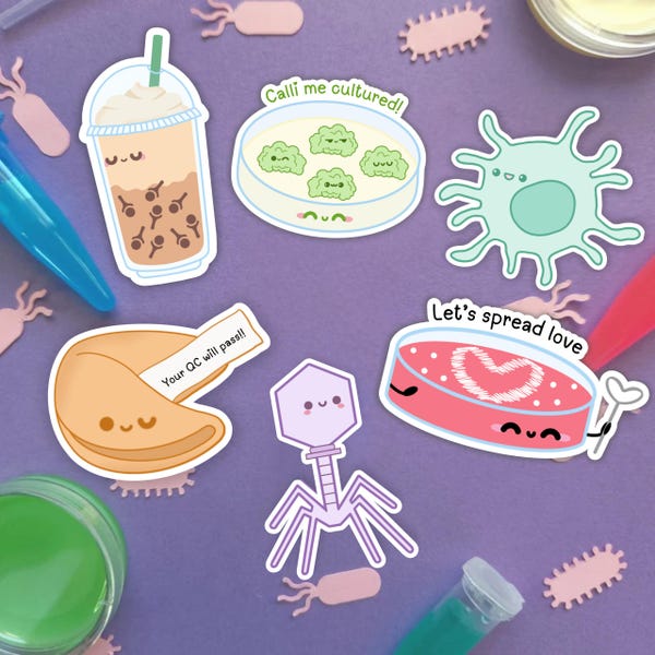 Green Sticker Lab Laboratory Stickers - Etsy