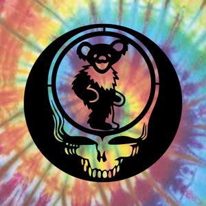 Dead Skull Dancing Bear Yellow