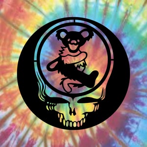 Dead Skull Dancing Bear Orange