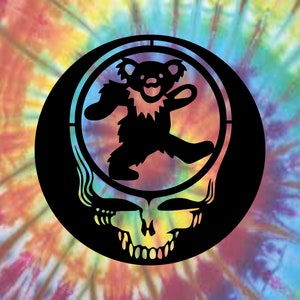 Dead Skull Dancing Bear Purple