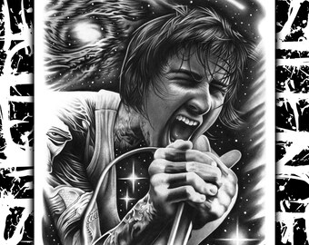 Mitch Lucker | Suicide Silence Fine Art Graphite Portrait Print