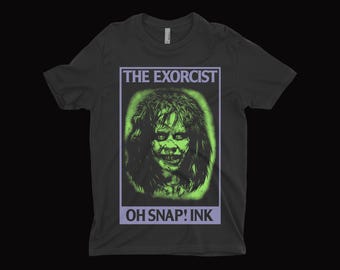The Exorcist | Regan MacNeil Classic Horror Graphic T-Shirt by OH Snap! Ink