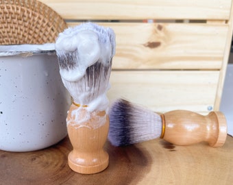 Shave Brush | Badger Hair | wood handle | great starter brush