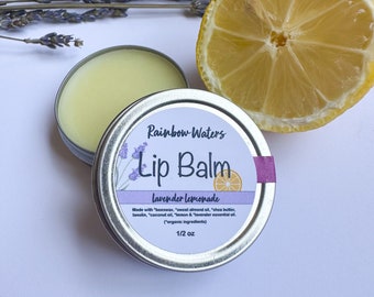 Lavender Lemonade Lip Balm | with lanolin and shea butter | 1/2 oz tin