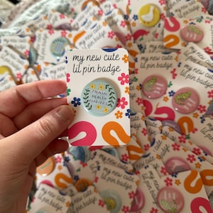 Mental health matters | Pin button badge