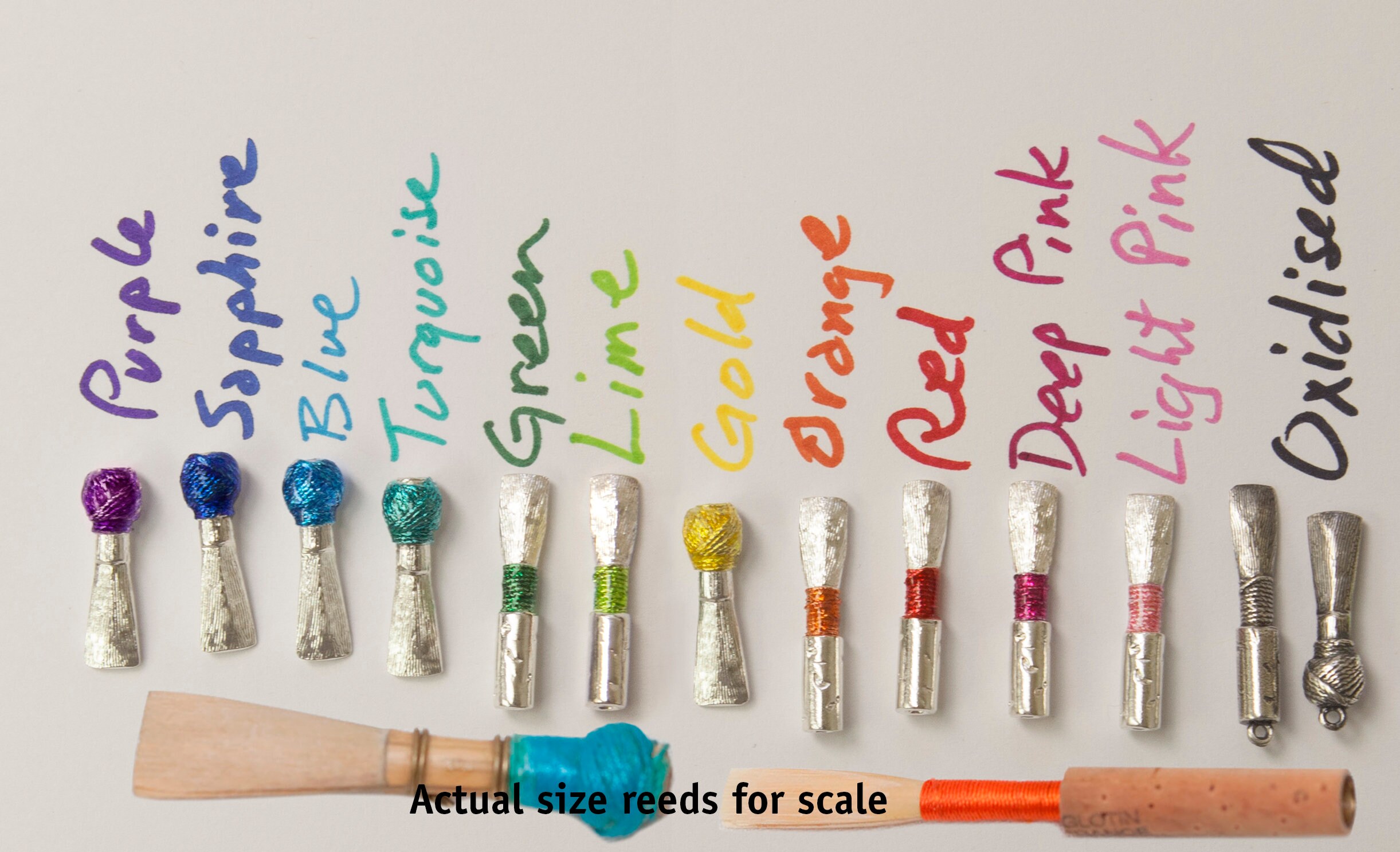 Bassoon Reed Earrings, Sterling Silver Etsy