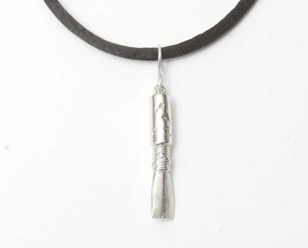 Small Oboe Reed Necklace Sterling Silver Etsy