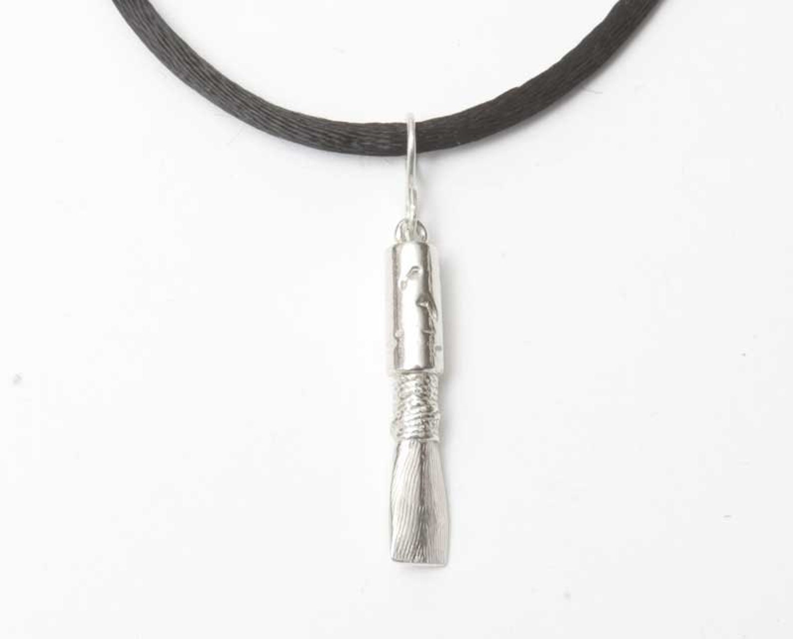 Small Oboe Reed Necklace Sterling Silver Etsy