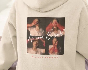 Vintage Ariana Eternal Sunshine Hoodie, Ariana Grande Album Grafik Hoodie, Grafik Hoodie, Übergroßer Unisex Hoodie, Sweatshirt, Pullover