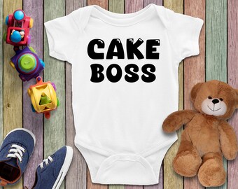 Cake Boss Bodysuit, Shower Gift, Baby Boy Bodysuit, Baby Girl Clothes, Cake Boss Baby Clothes, Baby Bodysuit, Cute Baby Clothes