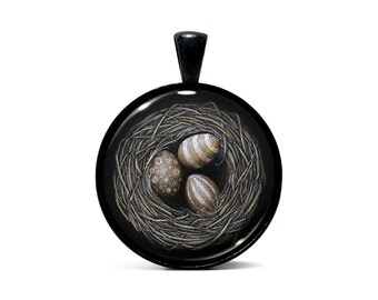 Nest No.6 | Art Pendant in Black or Stainless