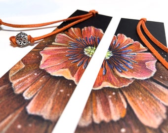 Bookmark | Orange Poppies