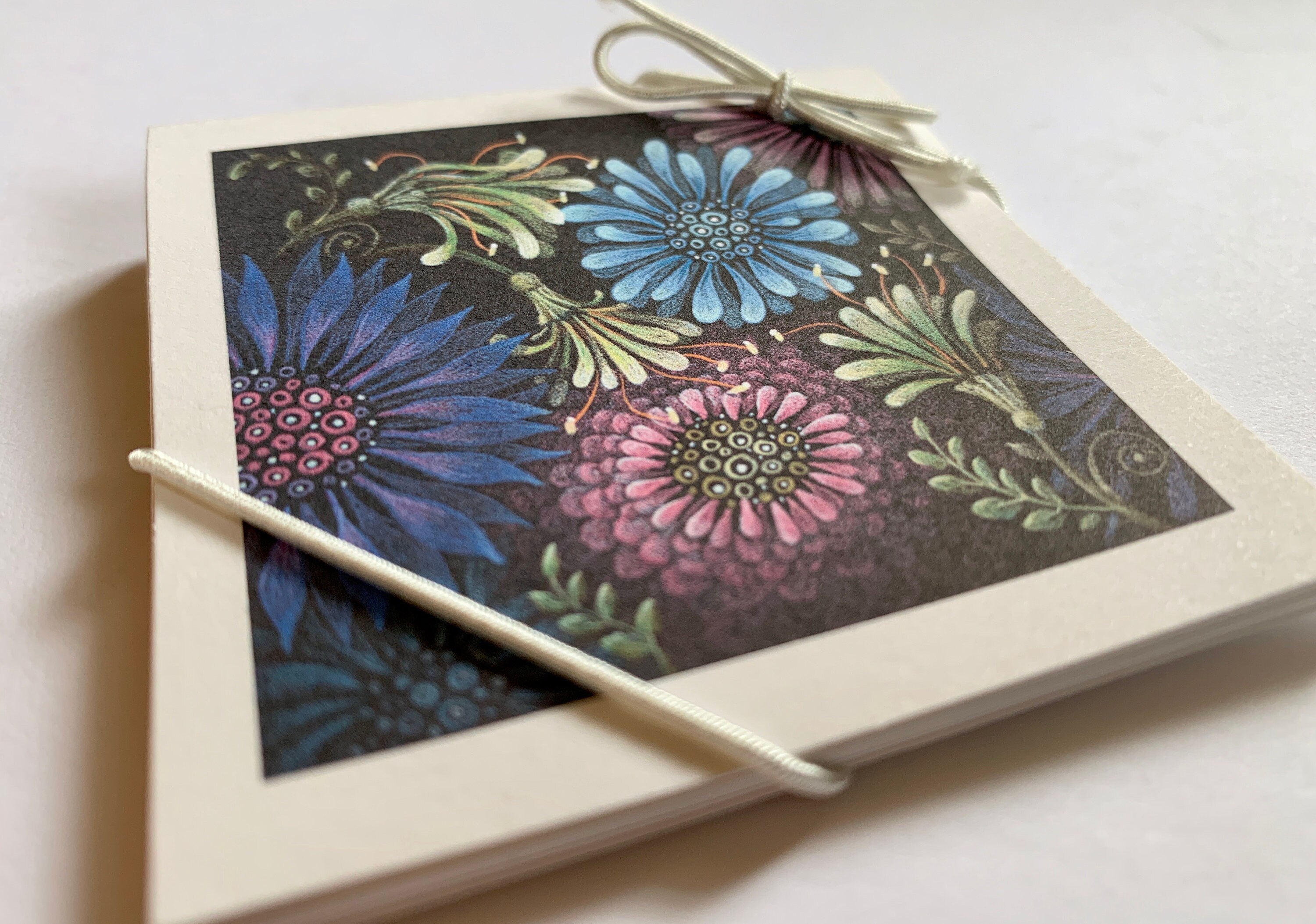 Assorted Florals No.1 | Mini Cards | Set of 6 With White Envelopes - Etsy