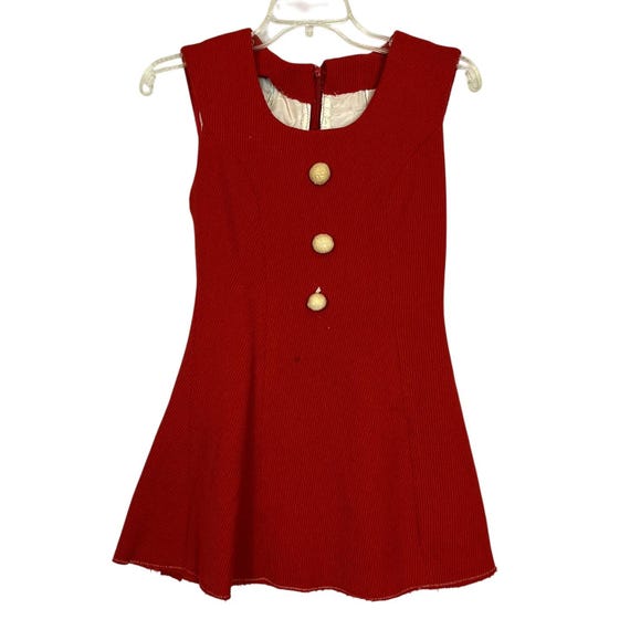 50s Red Mini Dress | XXS | Juniors | Vintage - Etsy 50s Red Mini Dress | XXS | Juniors | Vintage - Etsy
