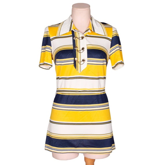 60s yellow mini dress - Gem