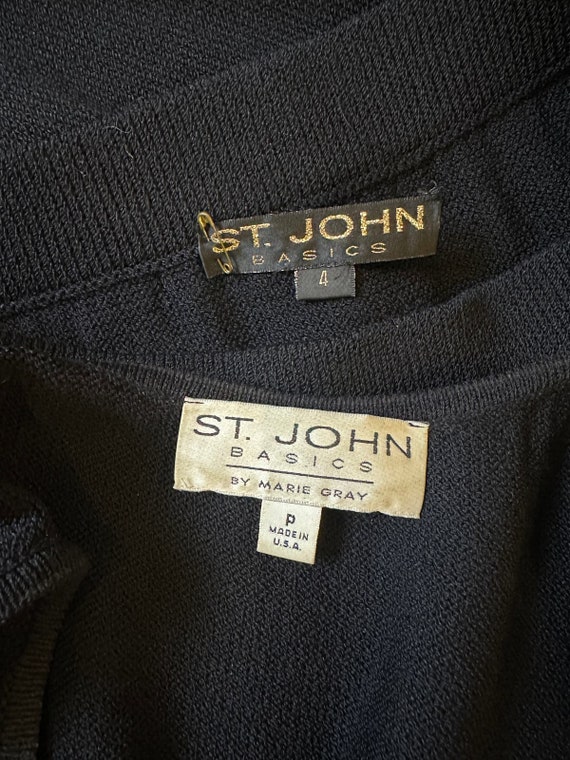 1990s St John Tank and Skirt Set | Bust 34-40 | W… - image 3