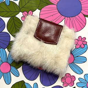1960s Coin Purse | Mink | Leather | Vintage