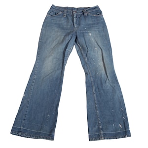 maverick 70's flare jeans アメカジ　秋　セット購入可 Vintage Maverick Jeans Flare Bell Bottom Womens 24 X 29 70s