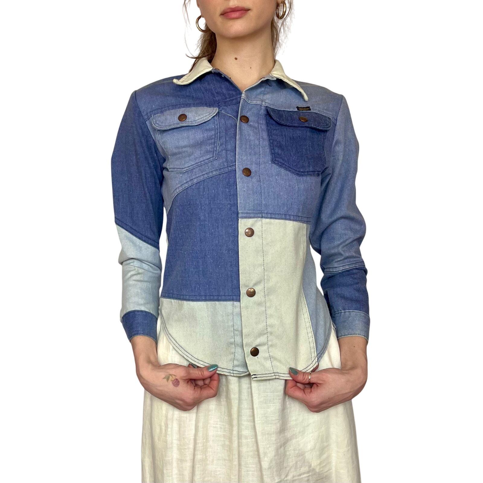 Patchwork 70s Denim - Etsy