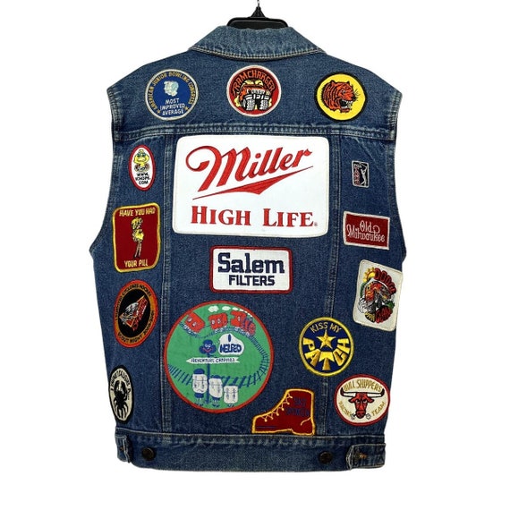 アメリ　VINTAGE VEST LAYERED DENIM JACKET アメリ VINTAGE VEST LAYERED DENIM JACKET Vintage Maverick