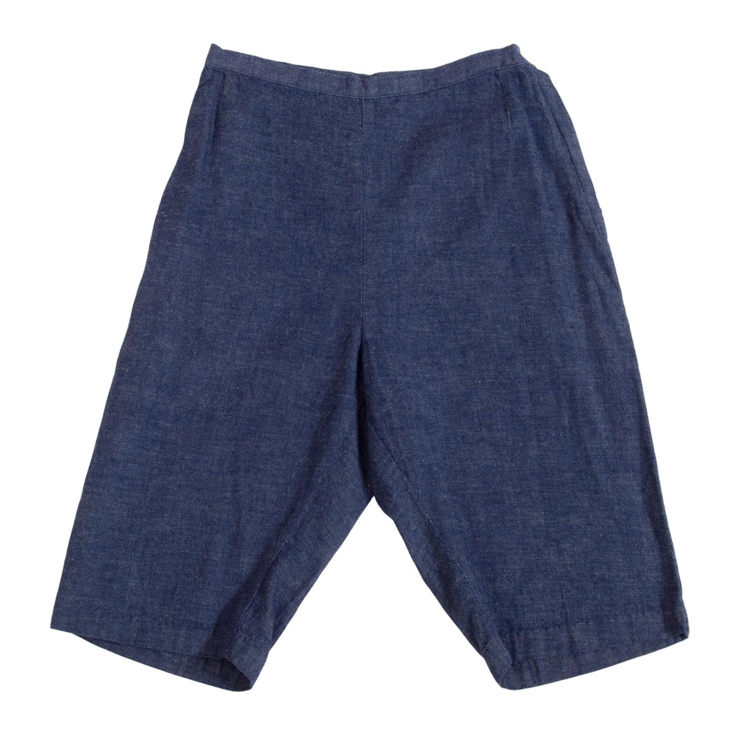 60’s Unisex Light Blue Stretchy Denim Shorts by Parr Of Arizona main image 0