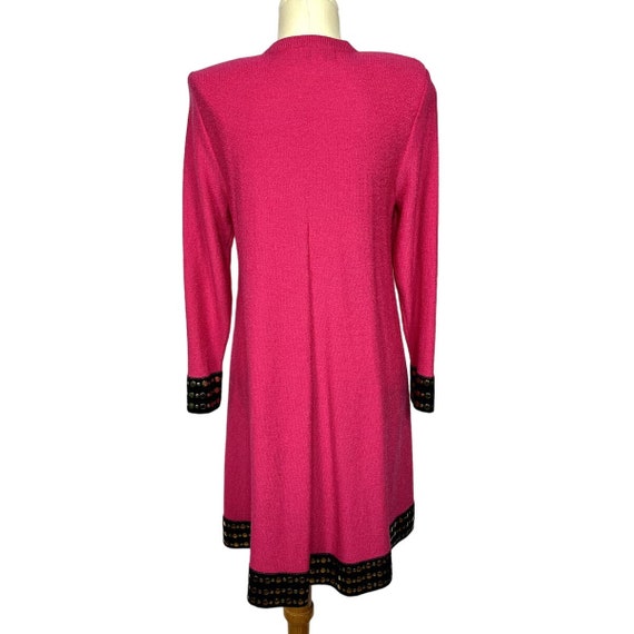 1980s Pink Knitted Coat | Bust 38 | Size 4 | Vint… - image 2
