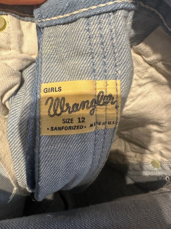 1960s Girls Wrangler Bermuda Shorts | Size 12 | W… - image 3