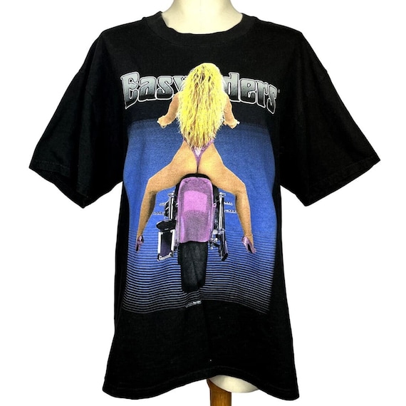 90s Easyriders Tee Shirt | Biker | Hanes Beefy Ta… - image 1