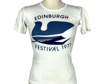 70s Edinburgh International Festival Tee Shirt | 1977 | Vintage