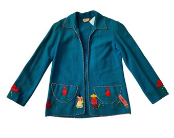 Vintage 1940s/50s Mexican Souvenir Jacket - Etsy