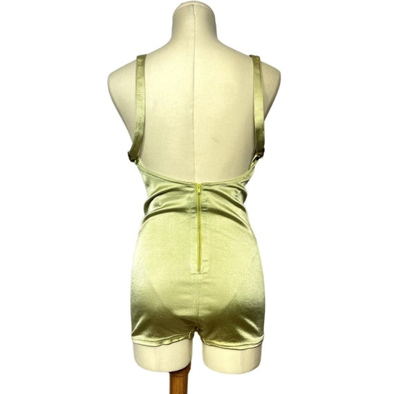 1940s Catalina Satin Green Swimsuit | Bust 32" | … - image 2