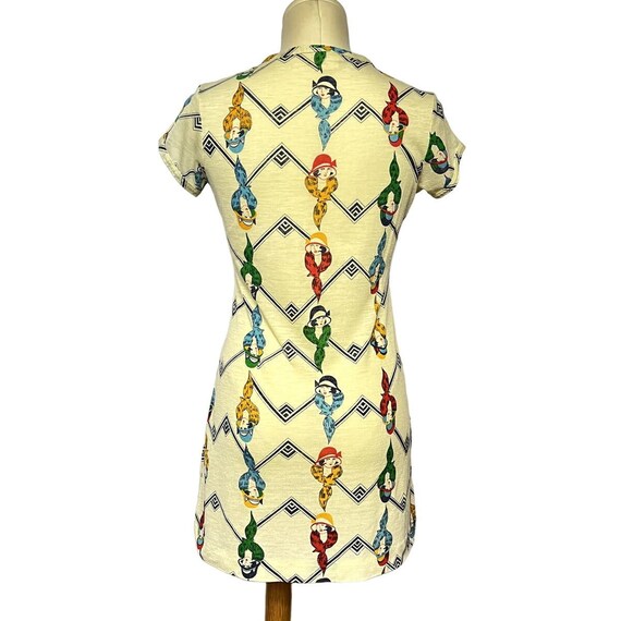 1970s Novelty Print Dress | Bust 32 | VTG Vintage - image 2