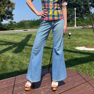 YA159 70s USA ViCEROY JEANSバギーパンツ　ブーツカット 70s Viceroy Jeans - Etsy