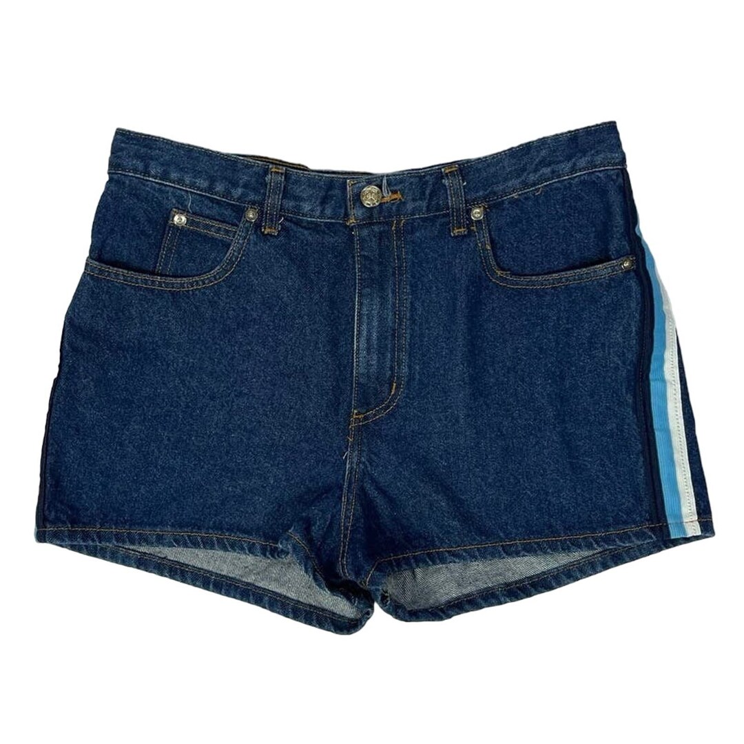 90’s Striped Denim Shorts by Carolina Bay Plus main image 1