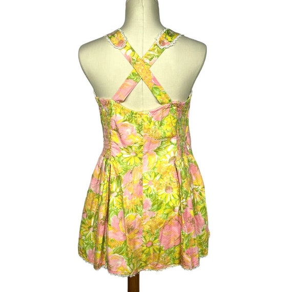 1960s Floral Playsuit | Bust 40 | Waist 36 | Vint… - image 2