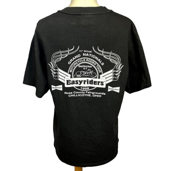 90s Easyriders Tee Shirt | Biker | Hanes Beefy Ta… - image 2