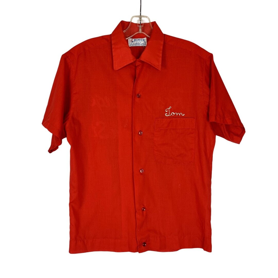 Vintage 1950's Coca-cola Soda Flocked Detail Rayon Bowling