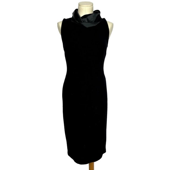 1990s Armani Deadstock Dress | Black Turtleneck |… - image 1