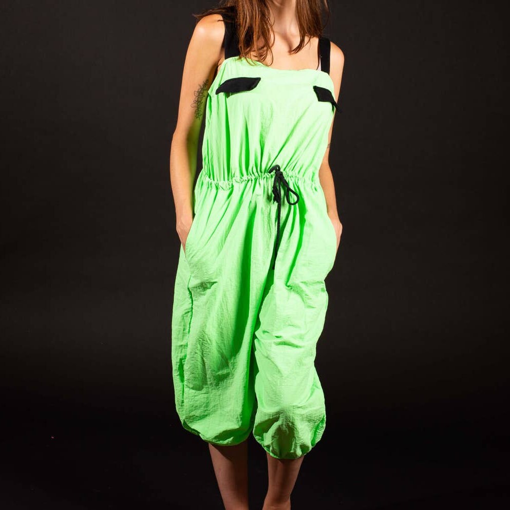 Lime Green Jumpsuit Etsy UK