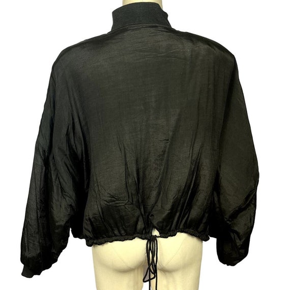 1980s Black Bejeweled Jacket | Cropped | NOS | Vi… - image 2